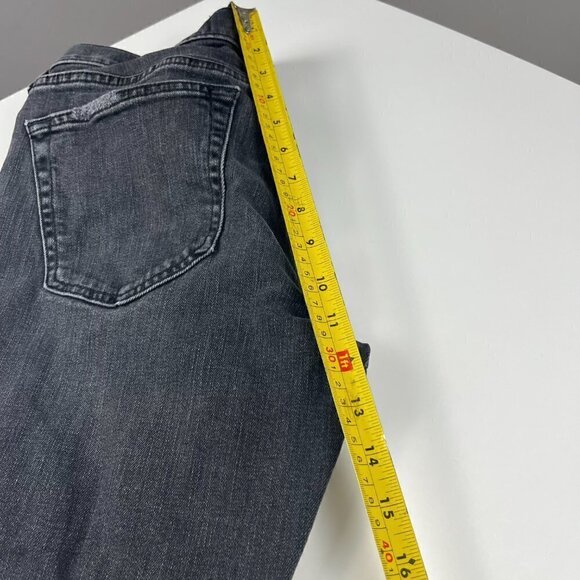 Abercrombie & fitch athletic skinny stretch jeans distressed size 28 x30 black - Picture 8 of 9